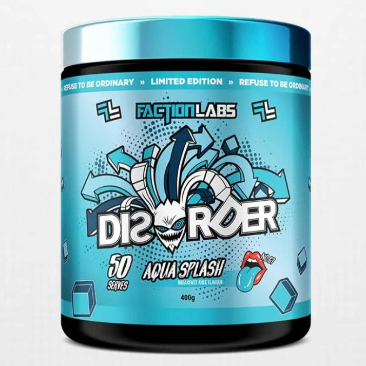 FACTION LABS - DISORDER PRE-WORKOUT 50 SERVE