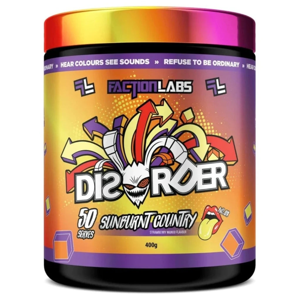 FACTION LABS - DISORDER PRE-WORKOUT 50 SERVE