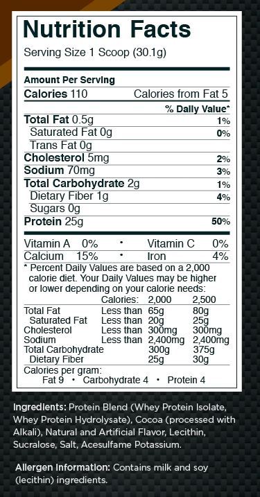 RULE 1 WHEY ISOLATE 5LB