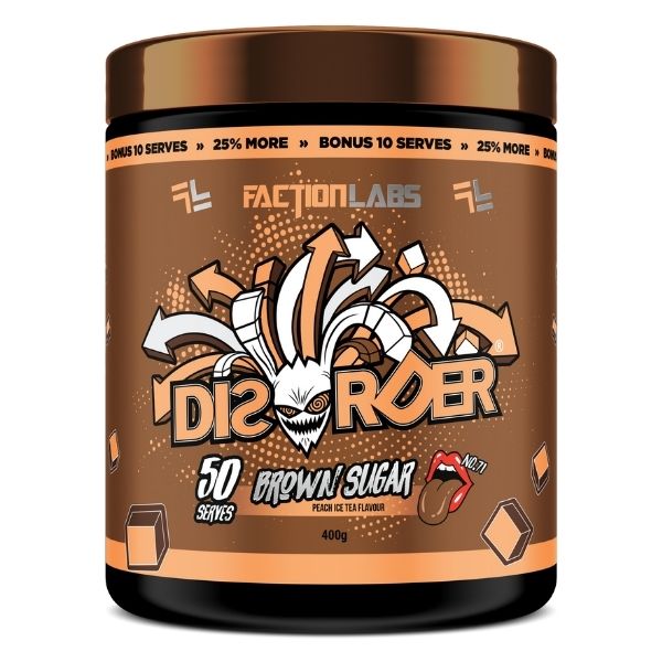 FACTION LABS - DISORDER PRE-WORKOUT 50 SERVE