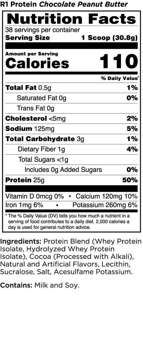 RULE 1 WHEY ISOLATE 2LB