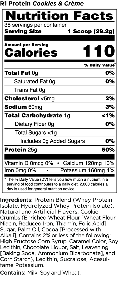 RULE 1 WHEY ISOLATE 2LB