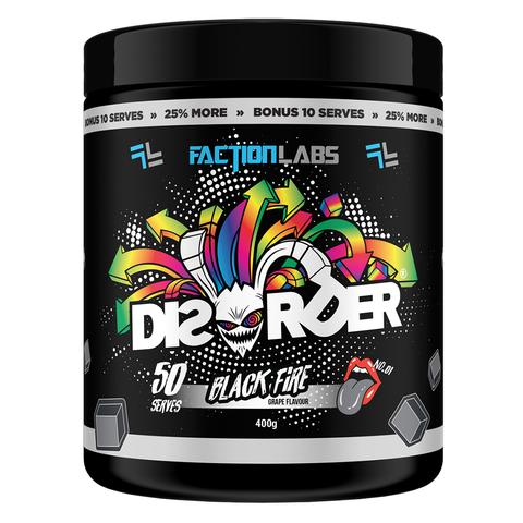 FACTION LABS - DISORDER PRE-WORKOUT 50 SERVE