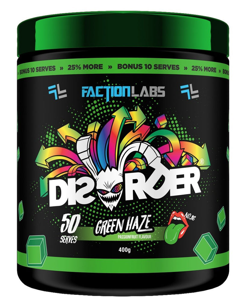 FACTION LABS - DISORDER PRE-WORKOUT 50 SERVE