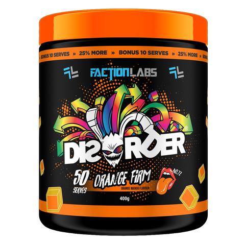 FACTION LABS - DISORDER PRE-WORKOUT 50 SERVE