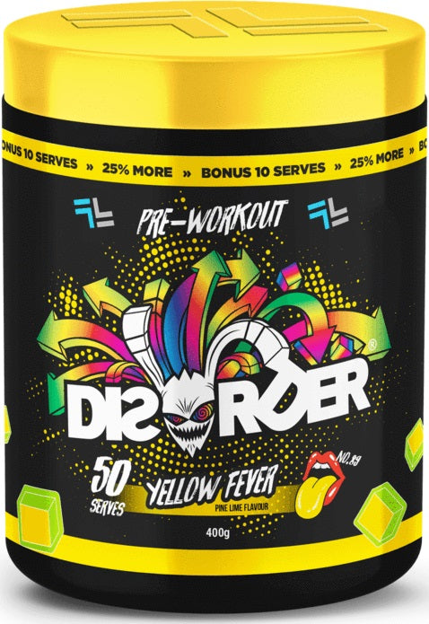 FACTION LABS - DISORDER PRE-WORKOUT 50 SERVE