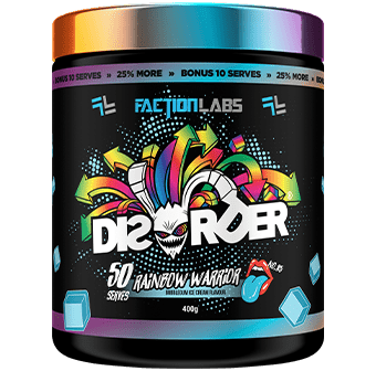 FACTION LABS - DISORDER PRE-WORKOUT 50 SERVE
