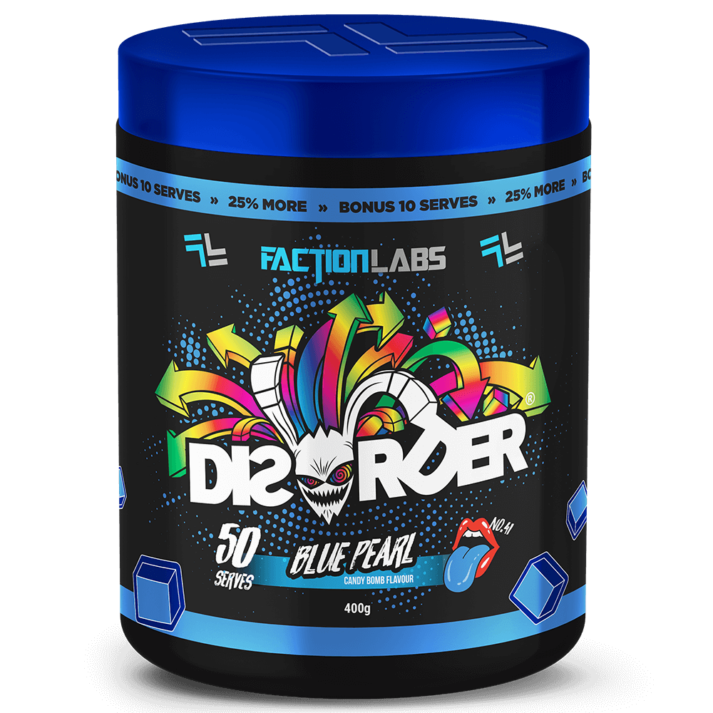FACTION LABS - DISORDER PRE-WORKOUT 50 SERVE