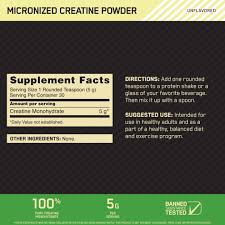 Optimum Nutrition Creatine powder