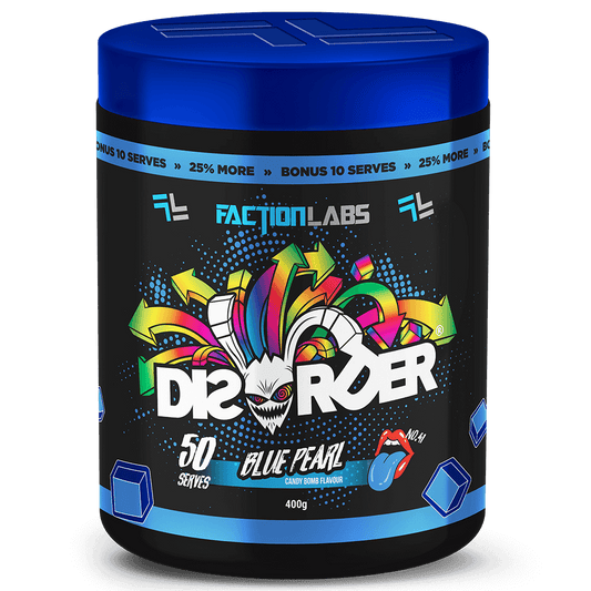 FACTION LABS - DISORDER PRE-WORKOUT 50 SERVE